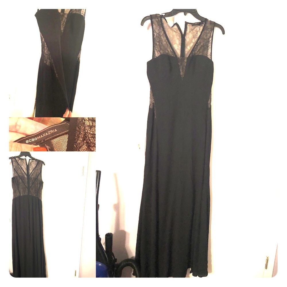 Beautiful BCBG Black/Sheer Gown
